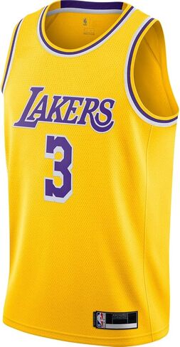 أنتوني ديفيس لوس أنجلوس ليكرز NBA Boys Youth 8-20 Yellow Gold Icon Edition Swingman Jersey in Saudi Arabia