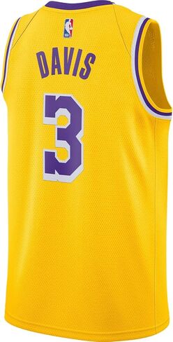 أنتوني ديفيس لوس أنجلوس ليكرز NBA Boys Youth 8-20 Yellow Gold Icon Edition Swingman Jersey in Saudi Arabia