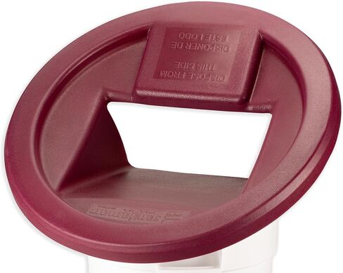 San Jamar KA3244 Katchall Rugged Round Retriever for 32 and 44 Gallon Waste Cans, Red in Saudi Arabia