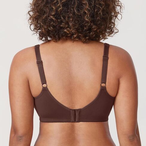 DELIMIRA Women's Wireless Plus Size Comfort Cotton Full Coverage Unlined Bra in Kuwait