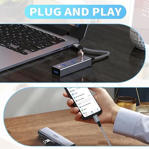 محول USB C إلى USB 3.0، 2 محول من النوع C إلى USB محول ذكر إلى أنثى كابل OTG Thunderbolt 3 إلى USB متوافق مع iPhone 15 Pro Max وMacBook Pro Air وSamsung Galaxy S24 وXPS 17 in Saudi Arabia