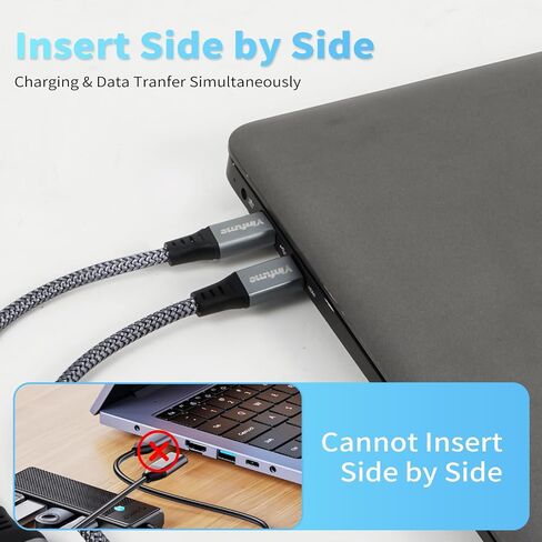 محول USB C إلى USB 3.0، 2 محول من النوع C إلى USB محول ذكر إلى أنثى كابل OTG Thunderbolt 3 إلى USB متوافق مع iPhone 15 Pro Max وMacBook Pro Air وSamsung Galaxy S24 وXPS 17 in Saudi Arabia