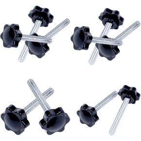 10 قطع من مقبض المسمار، مقابض على شكل سداسي البرقوق، مقبض على شكل نجمة M6 × 45 مم، خيط ذكر in Kuwait