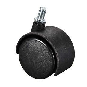 uxcell® Furniture Casters 2 Inch Nylon M8 x 15mm Threaded Stem Swivel Caster Wheels, 38lb Capacity Each Wheel