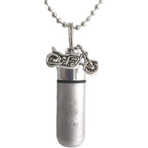 Motorcycle Urn Necklace-Mens Cremation Jewelry Pendant for Ashes of Loved One,Memorial Jewelry,Keepsake Jewelry in Saudi Arabia