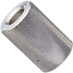 Small Parts 140604RSA Round Spacer, Aluminum, Plain Finish, #4 Screw Size, 1/4" OD, 0.115" ID, 3/8" Length (Pack of 25) in Kuwait