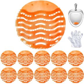 10 Packs Urinal Screens Deodorizer, Urinal Cake Anti-Splash&Odor Freshener – Ideal for Schools, Bathrooms, Restrooms, Office