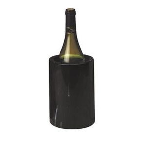 American Metalcraft - MWC59BLACK MWC59 Tabletop Marble Wine Cooler, Black, 5-Inch Diameter
