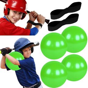 Connection Ball for Baseball, Baseball Swing Trainer Band, 9.8 Inch Baseball Connection Ball Sets to Improve Batting, Arm Strength, Arm Action