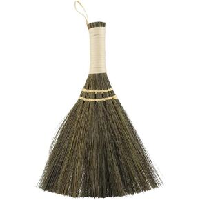 Household Manual Straw Braided Broom Small Handmade Dust Floor Cleaning Sweeping Broom Soft Hos