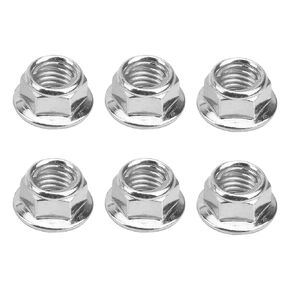 Lock Nut for J-ohn Deere 14M7465 D100 E100 G100 L100 X100 Z950 Series Lawn -6 Pack