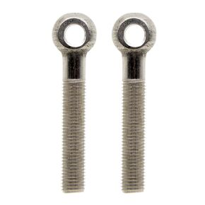 YXQ M16 x 100mm Eye Bolts 304 Stainless Steel Machinery Shoulder Lifting Screws Silver Tone, 2Pcs