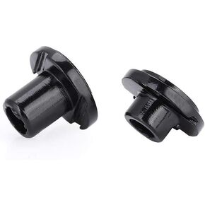 Guitar String Tree Retainer,2PCS 5mm 7.8mm String Tree Retainer with Screw for Electric Guitar Part Accessory. (Black)