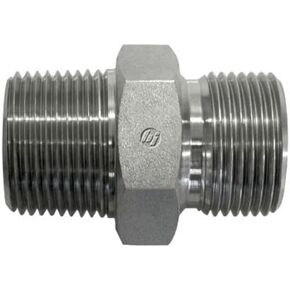 7032-08-08 تركيب محول الحلمة المستقيمة من الفولاذ، 1/2 بوصة - 14 ذكر NPTF × 1/2-14 ذكر BSPP in Kuwait