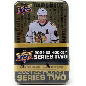 Upper Deck 2021-22 Series 2 Hockey Cards Collector's Tin