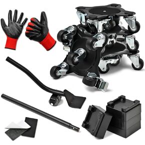 Heavy Duty Furniture Dollies & Lifters, Furniture Lift Mover Tool Set 2800 lbs Load Capacity, Effortless Sliders for Moving Appliances, Sofas, Tables, Refrigerators, Cabinets, and Pianos