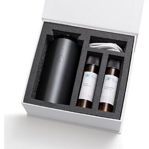 'The Mini' Gift Set - Luxury Collection | Elegant Essential Oil Diffuser with Santal & Sensual Wood Scents | Rechargeable & Portable | 300 sq. ft. Coverage | Home & Office Fragrance