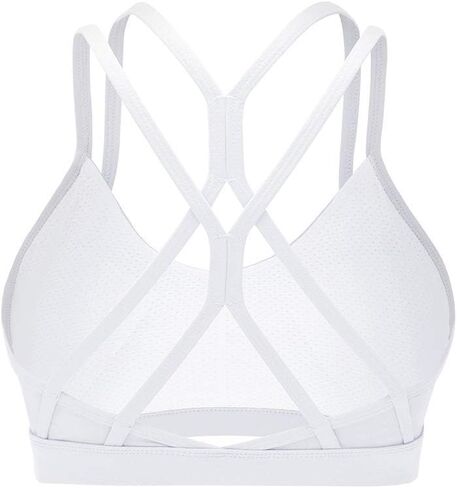 حمالة صدر رياضية من LUREME للنساء ذات ظهر متقاطع ومنخفضة التأثير للتمرين مع أكواب قابلة للإزالة (sb000002) in Kuwait