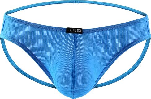 IKINGSKY Men's Breathable Jock Straps Sexy Low Rise Thong Panties in Saudi Arabia