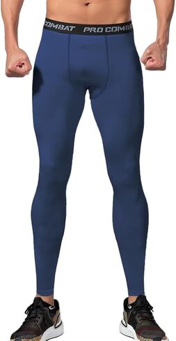 سراويل ضغط للرجال من NuCamper، سراويل ضيقة رياضية بطبقة أساسية من الأسفل للجري للرياضة والتمارين الرياضية وكرة السلة واليوجا in Kuwait