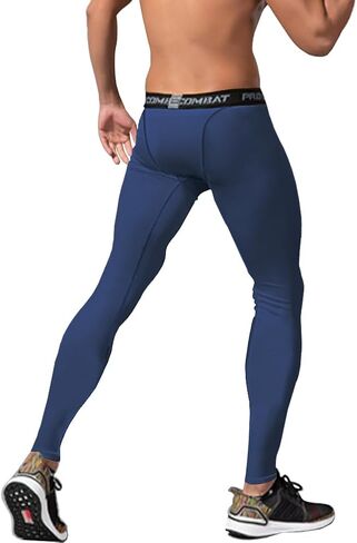 سراويل ضغط للرجال من NuCamper، سراويل ضيقة رياضية بطبقة أساسية من الأسفل للجري للرياضة والتمارين الرياضية وكرة السلة واليوجا in Kuwait