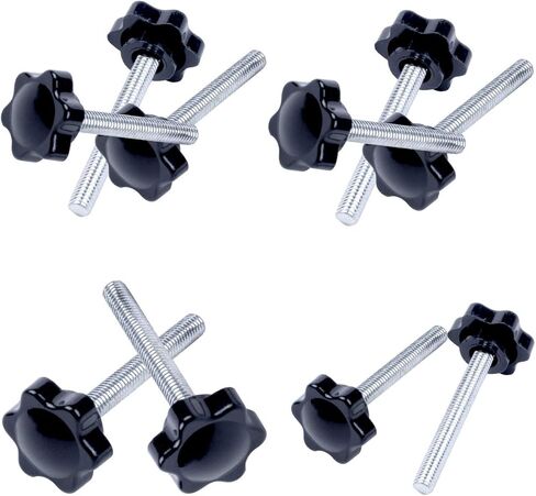 10 قطع من مقبض المسمار، مقابض على شكل سداسي البرقوق، مقبض على شكل نجمة M6 × 45 مم، خيط ذكر in Kuwait