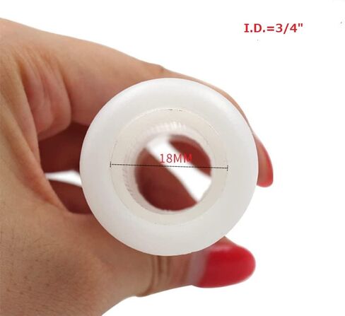 2 Pieces 0.75" Yacht Drain Pipe Tube Thru Hull Boat Plumbing Fittings Spare Parts for Baitwell Motorwell(Diameter 3/4 in.) in Saudi Arabia