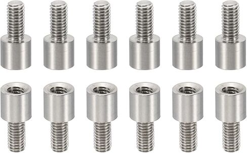 PATIKIL 12pcs M3 Standoffs, M3 5+6mm Spacer Standoffs Aluminium Threaded Standoffs Screws Kit 3mm ID 5mm OD Metric Male Female Thread Adapters for Circuit Board PCB RC Drones Motherboard in Saudi Arabia