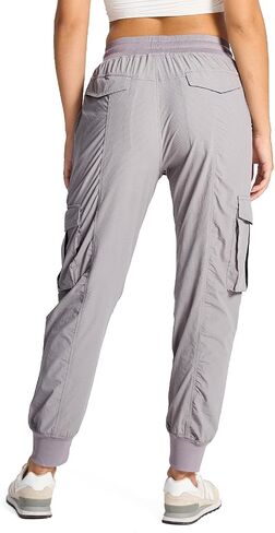 smawell Women Cargo Hiking Pants Lightweight Travel Joggers for Women Summer in Saudi Arabia