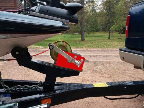 ونش يدوي مع خطاف - 3500 رطل، أشرطة كرنك يدوية، ونش يدوي، قارب يدوي ATV RV مقطورة شديدة التحمل، شاحنة مقطورة، حزام نايلون تلقائي - (33 قدمًا) in Kuwait