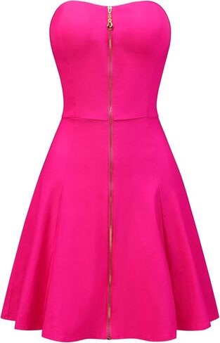 فستان Allegra K النسائي المثير بدون حمالات لحفلات الكريسماس بدون أكمام in Kuwait