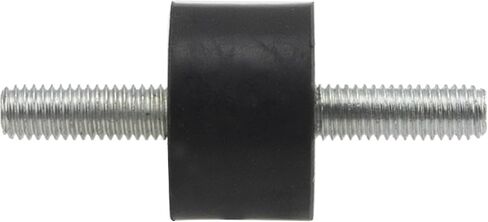 4Pcs M8x23 Rubber Studs Shock Absorber Anti-Vibration Isolator Mounts, 30x20mm Rubber Cylindrical Vibration Isolation Mount with Locknut(VV) in Saudi Arabia