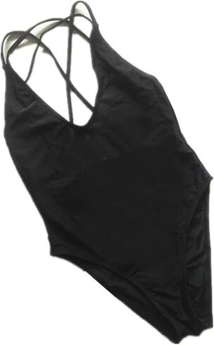 shifeier Birde Women's Strappy Swimwear One Piece Bikini Swimsuits Blackless Monokinis in Saudi Arabia