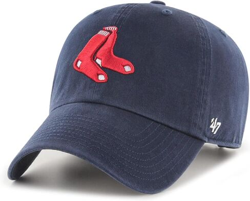 قبعة MLB Boston Red Sox للرجال '47 Brand Alternate 1 Clean Up، كحلي، مقاس واحد in Saudi Arabia