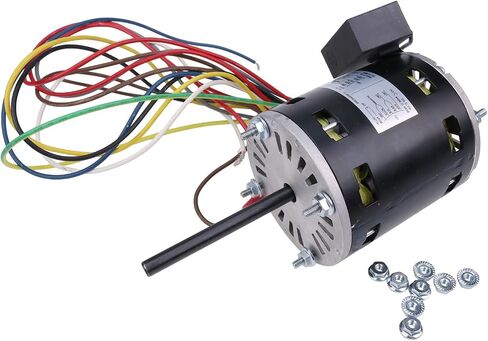 Refrigeration Fan Motor Compatible with Fasco D1127 9721 Compatible with Bohn 25309101 115/230V 1550 RPM 3.3 1/12 HP PD1127 EM1127 EM-1127 in Saudi Arabia