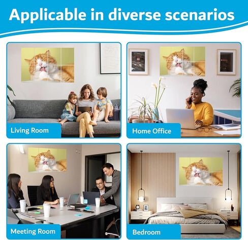 8 ArtPeazy Acoustical Panels (48"x32"x0.45") Soundproof Wall Panels Soft-Adhesive Decorative Sound Absorbing Treatment for Recording Studio Thick High Density Noise Dampening Painted Foam. Cat in Saudi Arabia