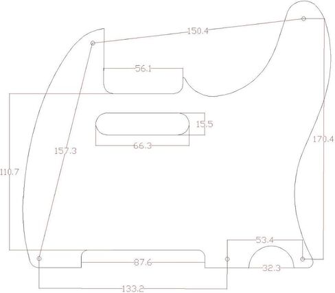 KAISH لوحة ألماس عتيقة 5 فتحات Tele Pickguard مع لوحة تحكم لوحة ألماس ألمنيوم معدنية ومسامير لمذيع FD الأمريكي/المكسيكي باللون الأسود in Kuwait