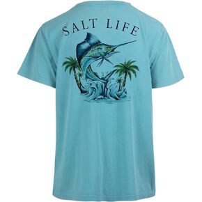Salt Life Men's Sailin Palms Short Sleeve Boyfriend Tee