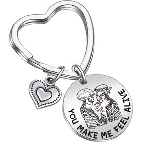 Girlfriend Keychain Bf Gift Valentines Day Anniversary For Him Boyfriend Christmas Jewelry Husband Keychain