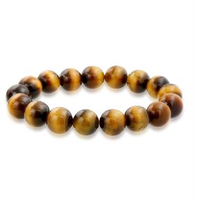 Bling Jewelry Natural Multi Color Big Round Bead 12MM Strand Stackable Semi Precious Gemstone Stretch Bracelet For Men Women Unisex