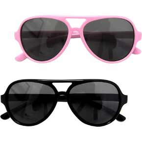BIB-ON Top Flyer 2 Pack– Toddler's First Sunglasses for Ages 2-4 Years