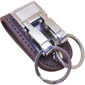 Heavy Duty Belt Clip Keychain, Duty Belt Key Holder Leather, Belt Clip for Keys, Belt Loop Keychain