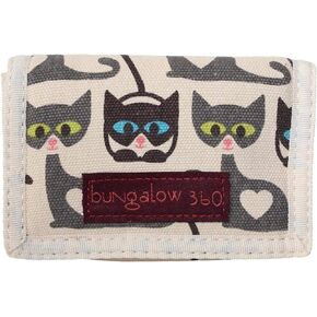 bungalow 360 Trifold Vegan Wallet (Cat)