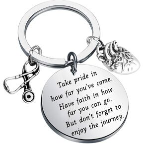 FUSTMW Cardiologist Gifts Anatomy Cardiologists Keychain Graduation Gifts Doctor Gifts