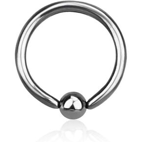 Pierced Owl - 16G G23 Implant Grade Sterilized Titanium Septum Cartilage Helix Daith Tragus Captive Bead Ring