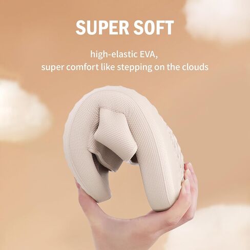 شرائح سحابية للنساء والرجال، شباشب وسادة مع دعم للقوس، شباشب استحمام مريحة مضادة للانزلاق، صنادل حمام السباحة، أحذية الشاطئ الناعمة السميكة لالتهاب اللفافة الأخمصية in Kuwait