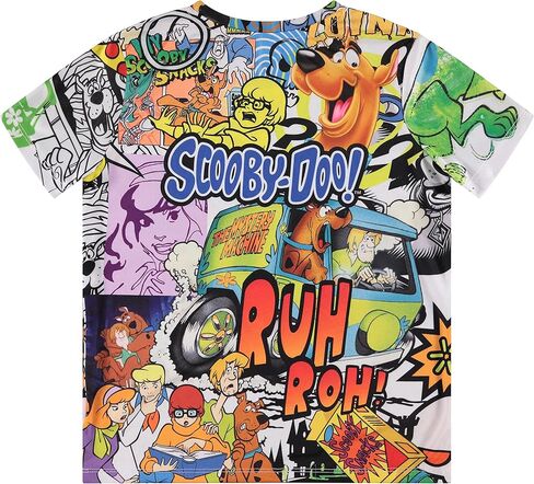 قميص سكوبي دو للأولاد، أشعث، تي شيرت فيلما - تي شيرت مطبوع بالكامل in Kuwait