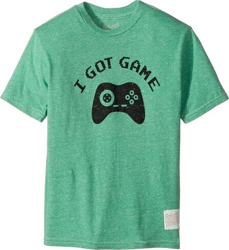تيشيرت I Got Game للأولاد من العلامة التجارية Retro الأصلية بأكمام قصيرة ومزيج ثلاثي (للأطفال الكبار) in Saudi Arabia