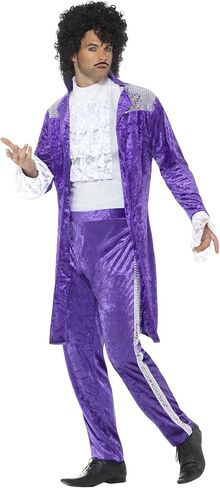 Smiffys Men's 80s Purple Musician Costume in Saudi Arabia