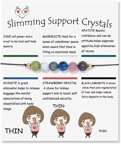 Azusa Sun Healing Crystal Wish Bracelets Jewelry Gifts For Women Men Stress Relief Anxiety Yoga Bracelet Semi-Precious Gemstones Beaded Bracelets Natural Stone Energy Protection Bracelet in Saudi Arabia